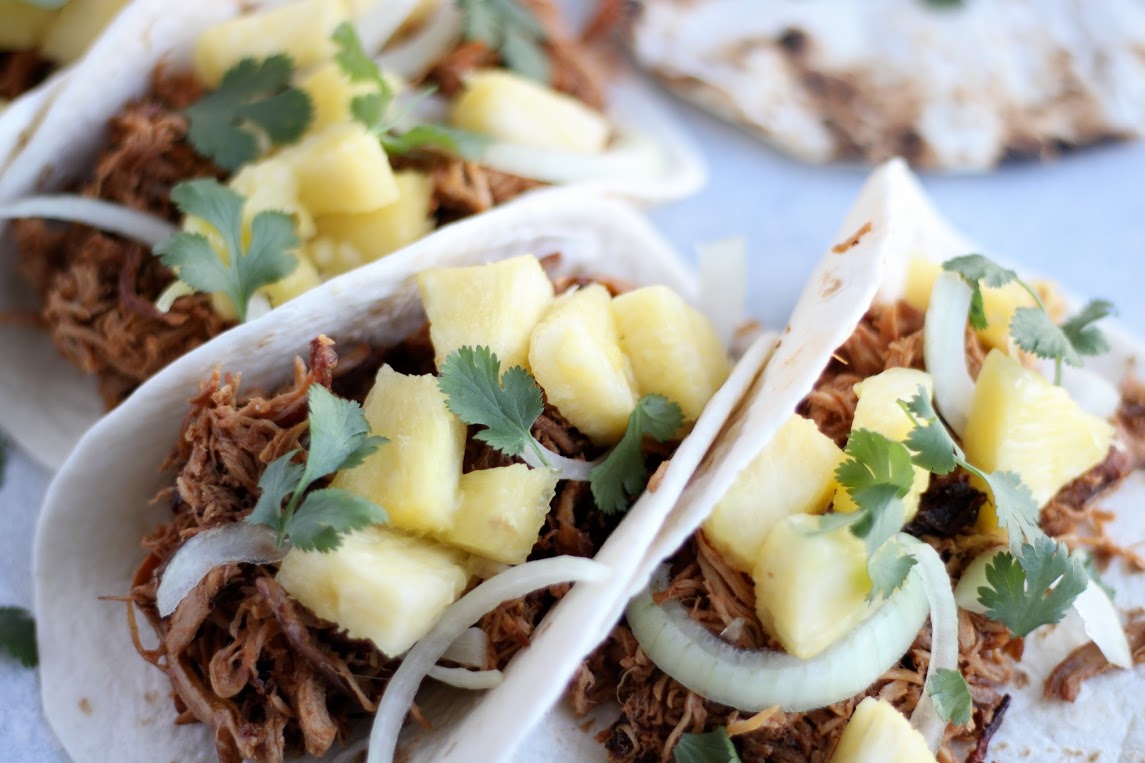 Slow Cooker Chipotle Honey Chicken Tacos Beeyond the Hive