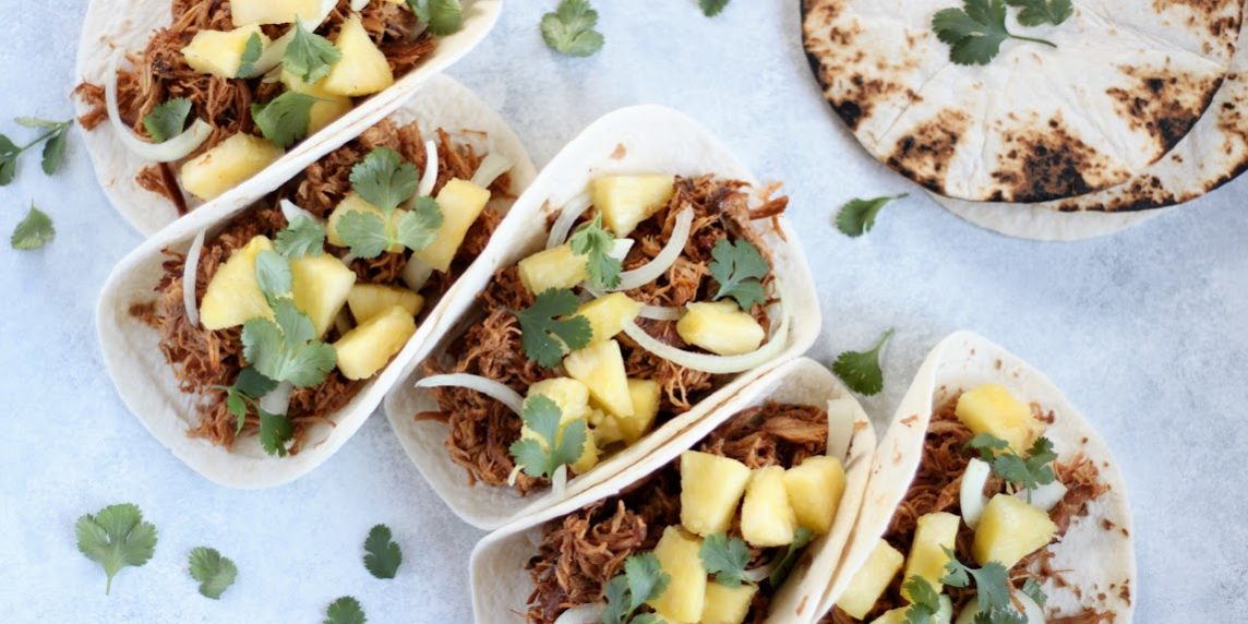 Slow Cooker Chipotle Honey Chicken Tacos Beeyond the Hive